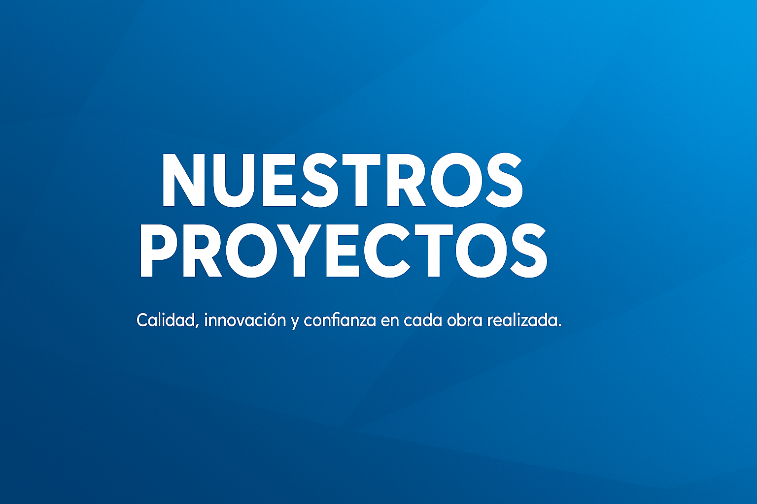 Obras y proyectos de GS FORMAL